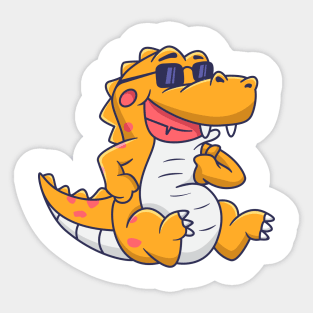 Cute Crocodile Sticker